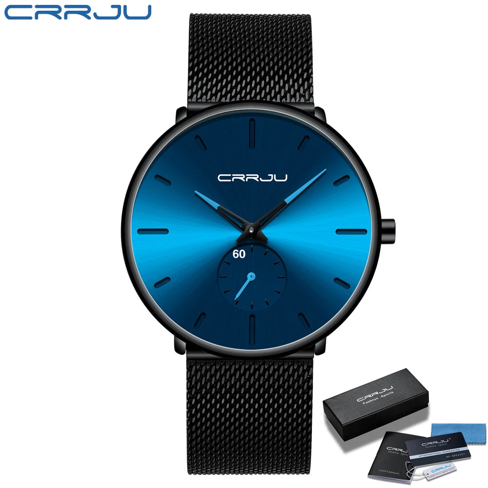 CRRJU Fashion Mens Watches