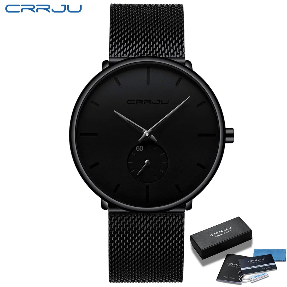 CRRJU Fashion Mens Watches