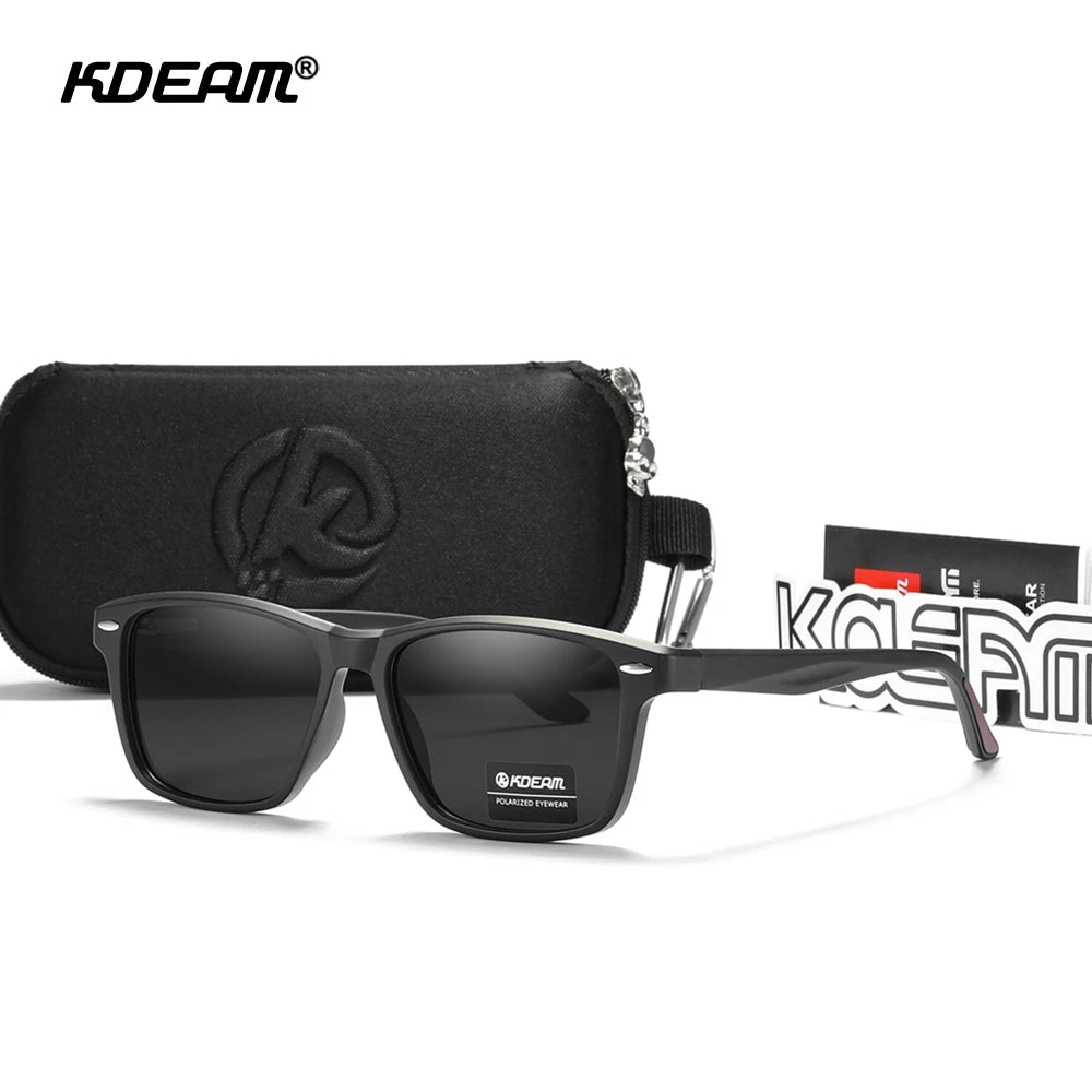 KDEAM Sunglasses TR90 Material Frame Spring