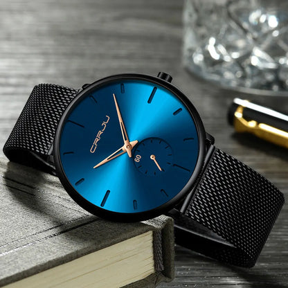 CRRJU Fashion Mens Watches