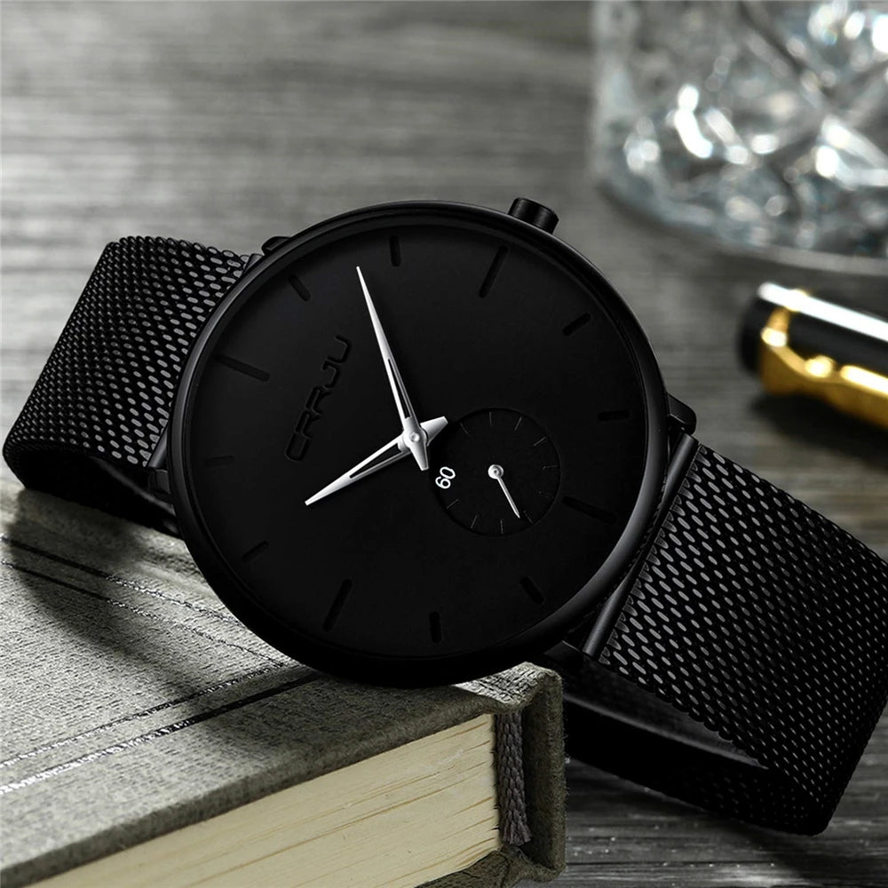 CRRJU Fashion Mens Watches