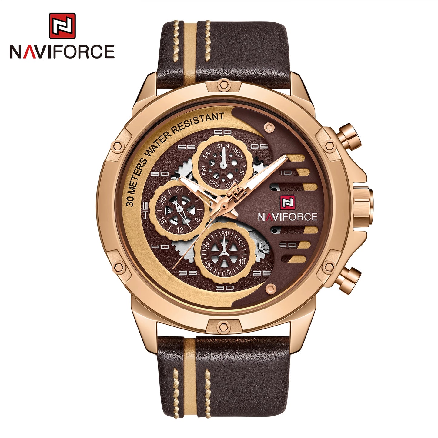 NAVIFORCE Mens Watch Top Brand