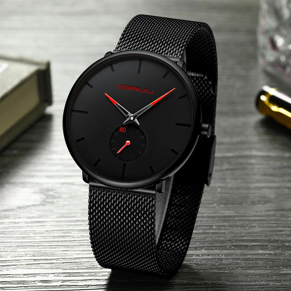 CRRJU Fashion Mens Watches