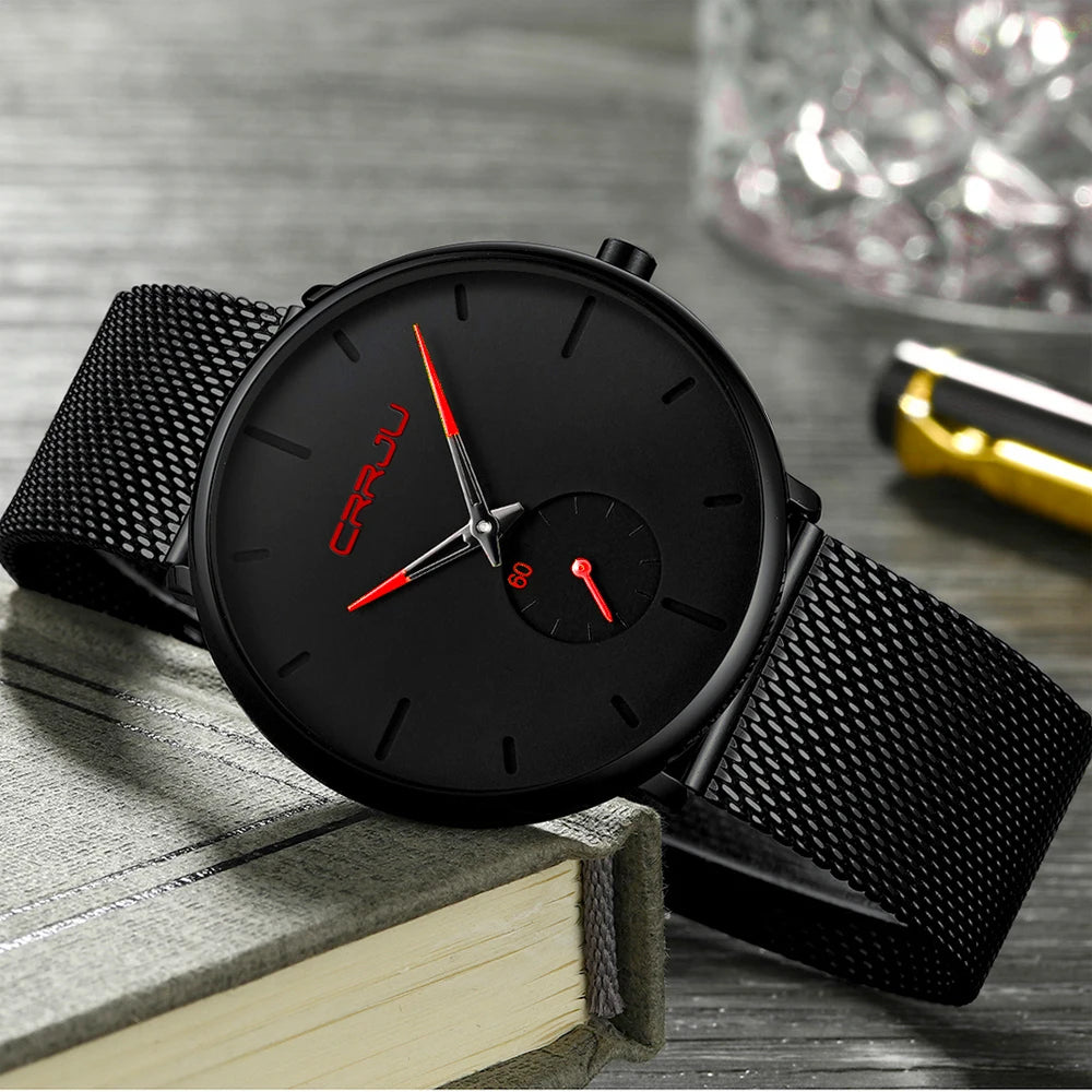 CRRJU Fashion Mens Watches