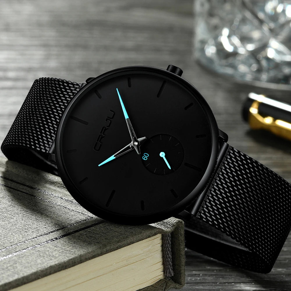 CRRJU Fashion Mens Watches