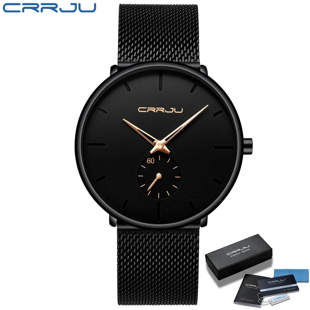 CRRJU Fashion Mens Watches