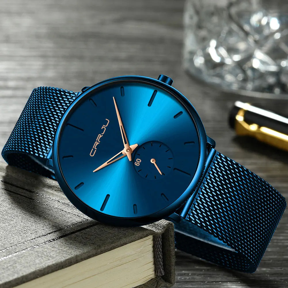 CRRJU Fashion Mens Watches