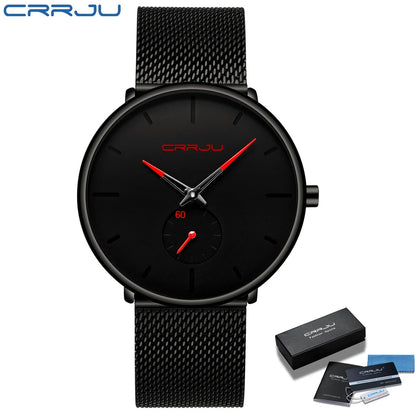 CRRJU Fashion Mens Watches