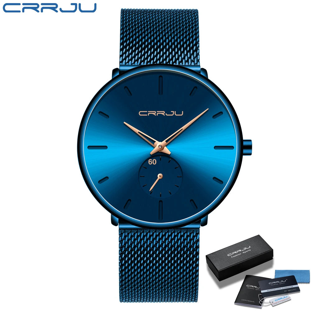 CRRJU Fashion Mens Watches