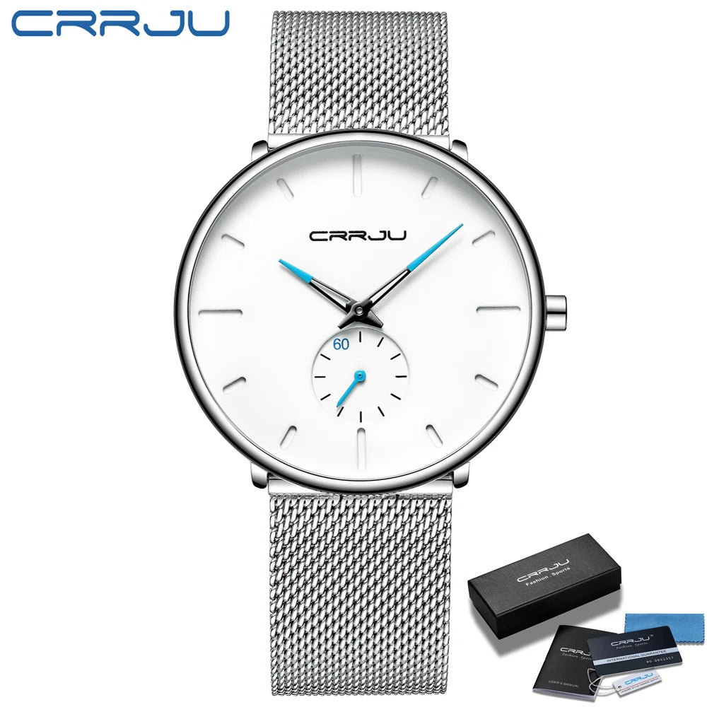 CRRJU Fashion Mens Watches