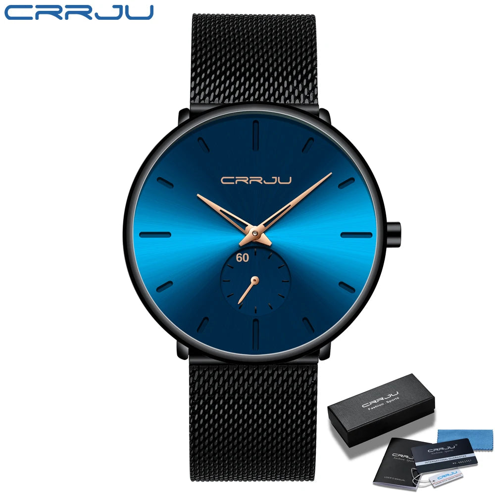 CRRJU Fashion Mens Watches