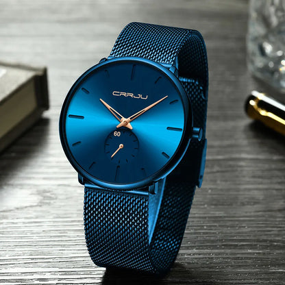 CRRJU Fashion Mens Watches