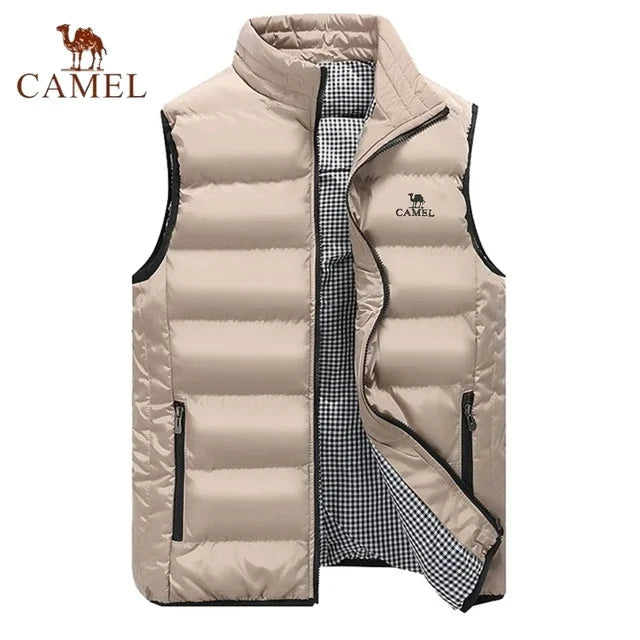 CAMEL High-end Cotton Vest Jacket