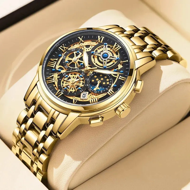 LIGE Men Luxury Watch