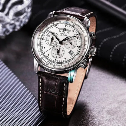 Mens Luxury Band Fashion Zeppelin Watches