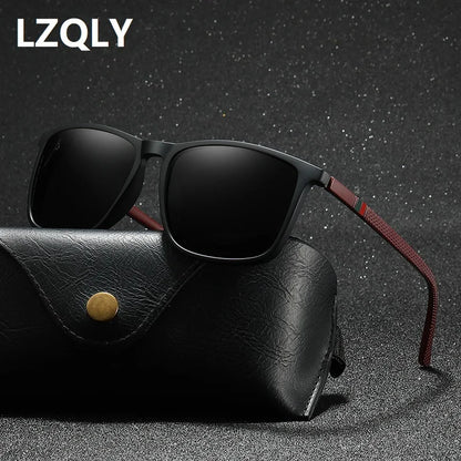 Luxury Square Vintage Polarized Sunglasses