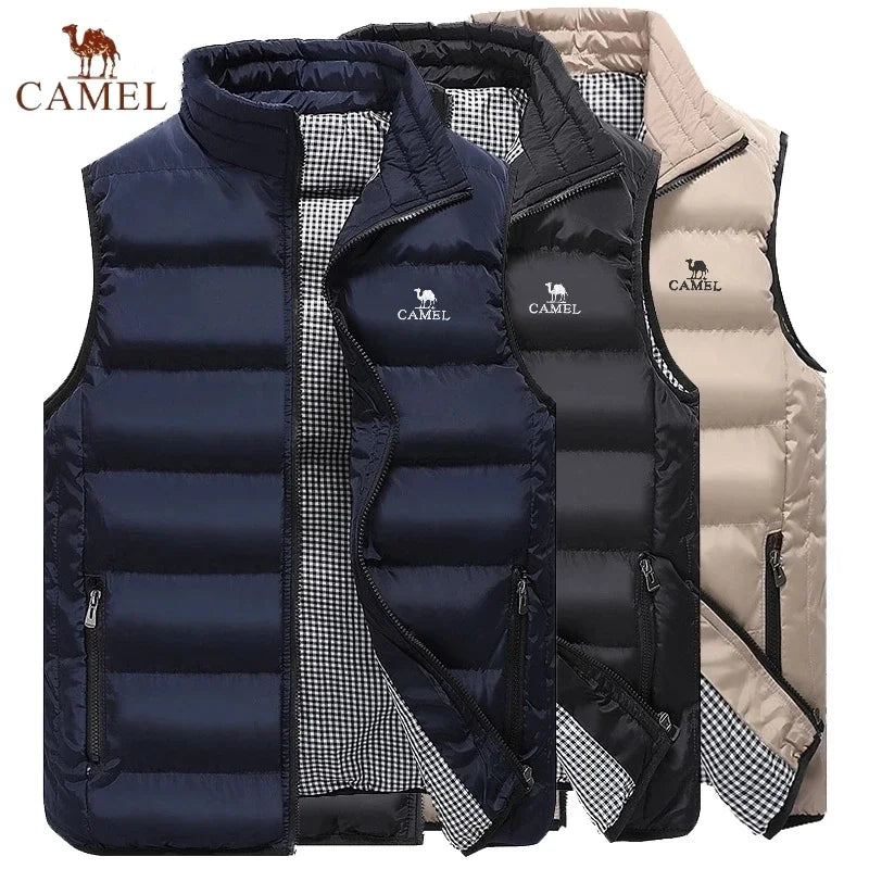 CAMEL High-end Cotton Vest Jacket