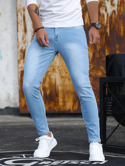 Mens Slim Fit Classic Skinny Jeans