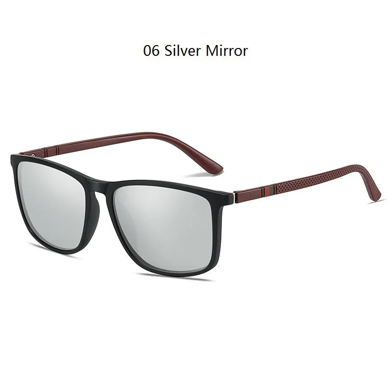 Luxury Square Vintage Polarized Sunglasses