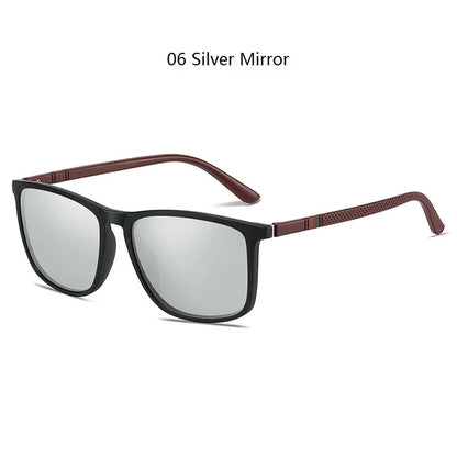 Luxury Square Vintage Polarized Sunglasses