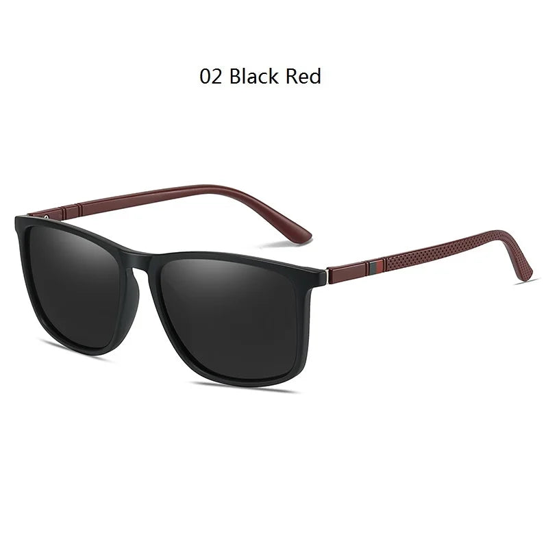 Luxury Square Vintage Polarized Sunglasses