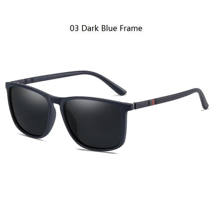 Luxury Square Vintage Polarized Sunglasses