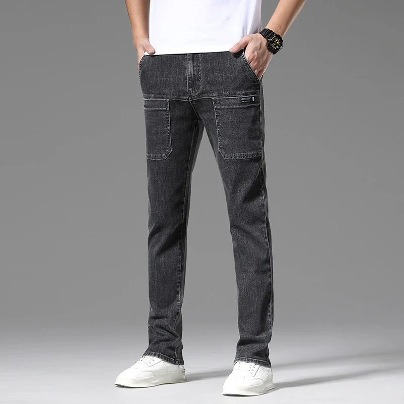 New 6 Pocket Design Men's Jeans Skinny