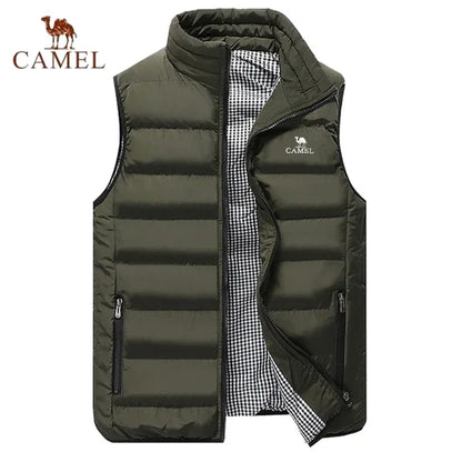 CAMEL High-end Cotton Vest Jacket