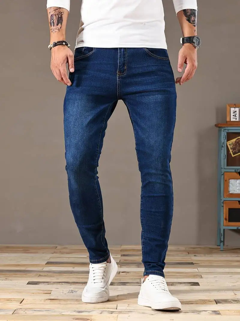 Mens Slim Fit Classic Skinny Jeans