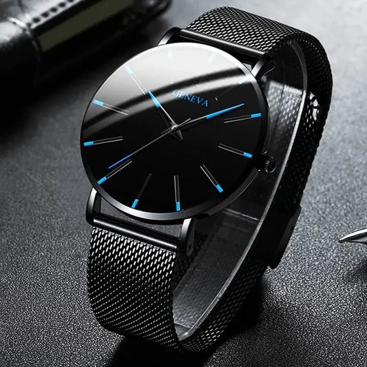 Mens Fashion Ultra Thin Watches