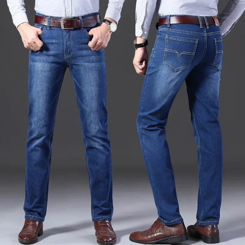 New Men's Cotton Slim Jeans