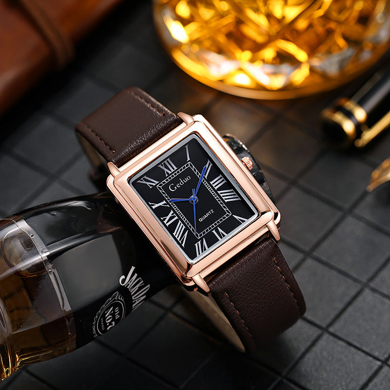 New Designer Rectangle Dial Quartz Watch