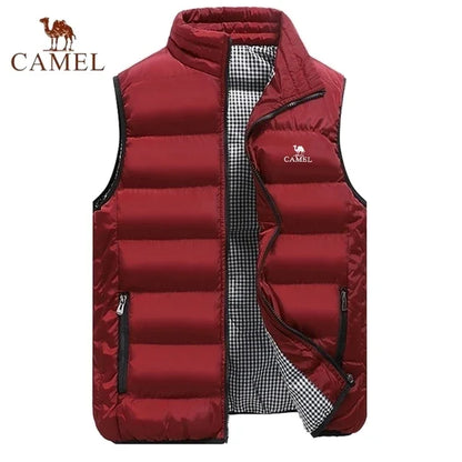 CAMEL High-end Cotton Vest Jacket