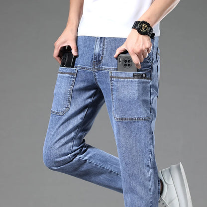 New 6 Pocket Design Men's Jeans Skinny