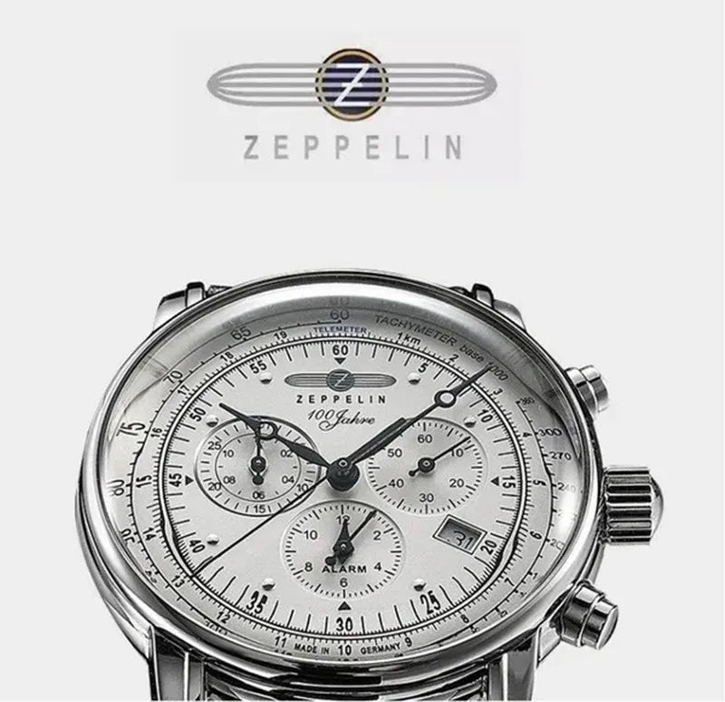 Mens Luxury Band Fashion Zeppelin Watches