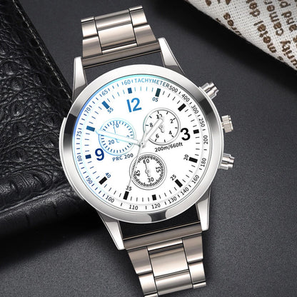 Men's Watch Stainless Steel Band Quartz Business Watches