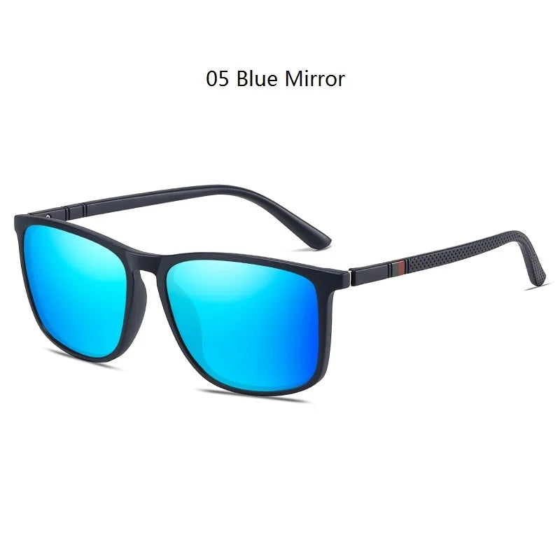 Luxury Square Vintage Polarized Sunglasses