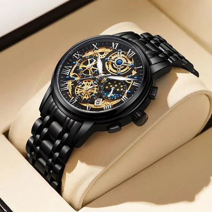 LIGE Men Luxury Watch