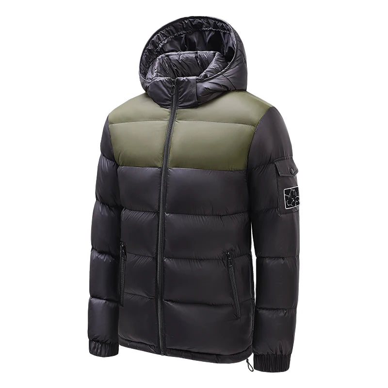 Men Winter Solid Casual Jackets