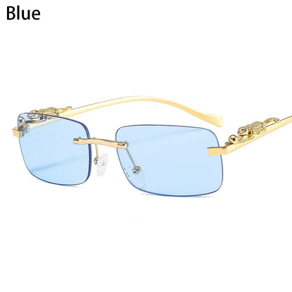 Square Rimless Sunglasses