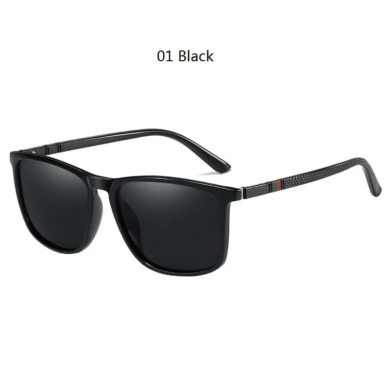 Luxury Square Vintage Polarized Sunglasses