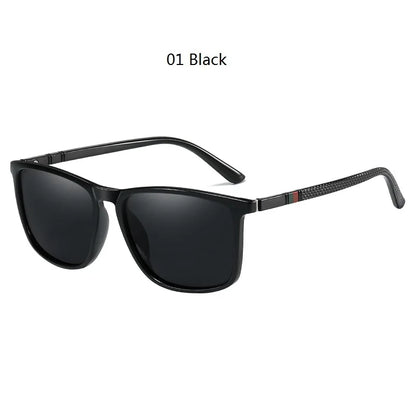 Luxury Square Vintage Polarized Sunglasses