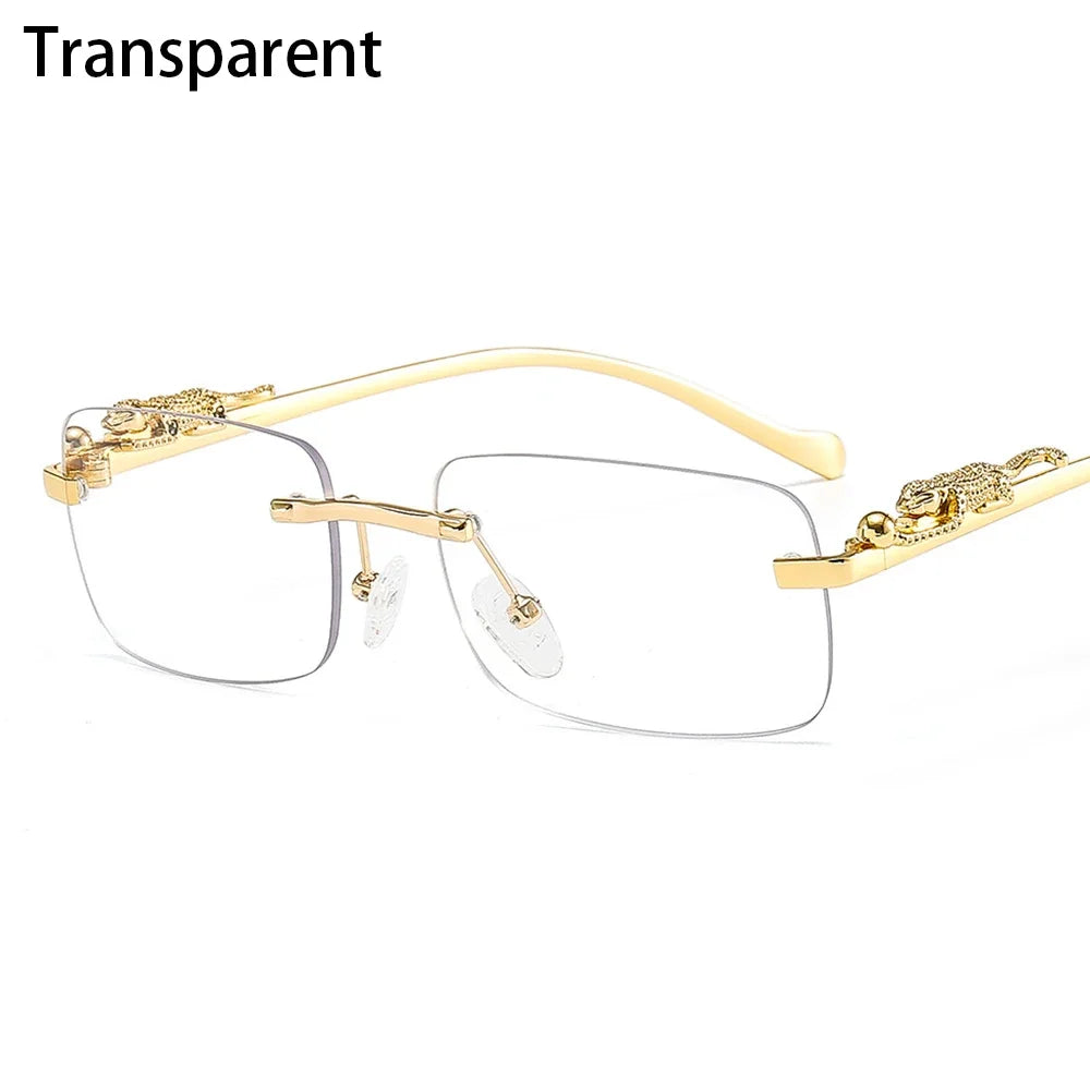 Square Rimless Sunglasses