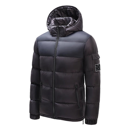 Men Winter Solid Casual Jackets