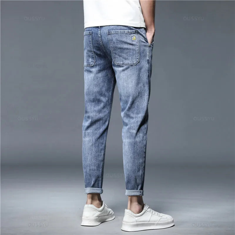 Men's Length Jeans Streetwear Design