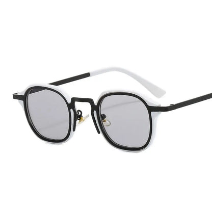 Square Sunglasses Retro Metal Frame