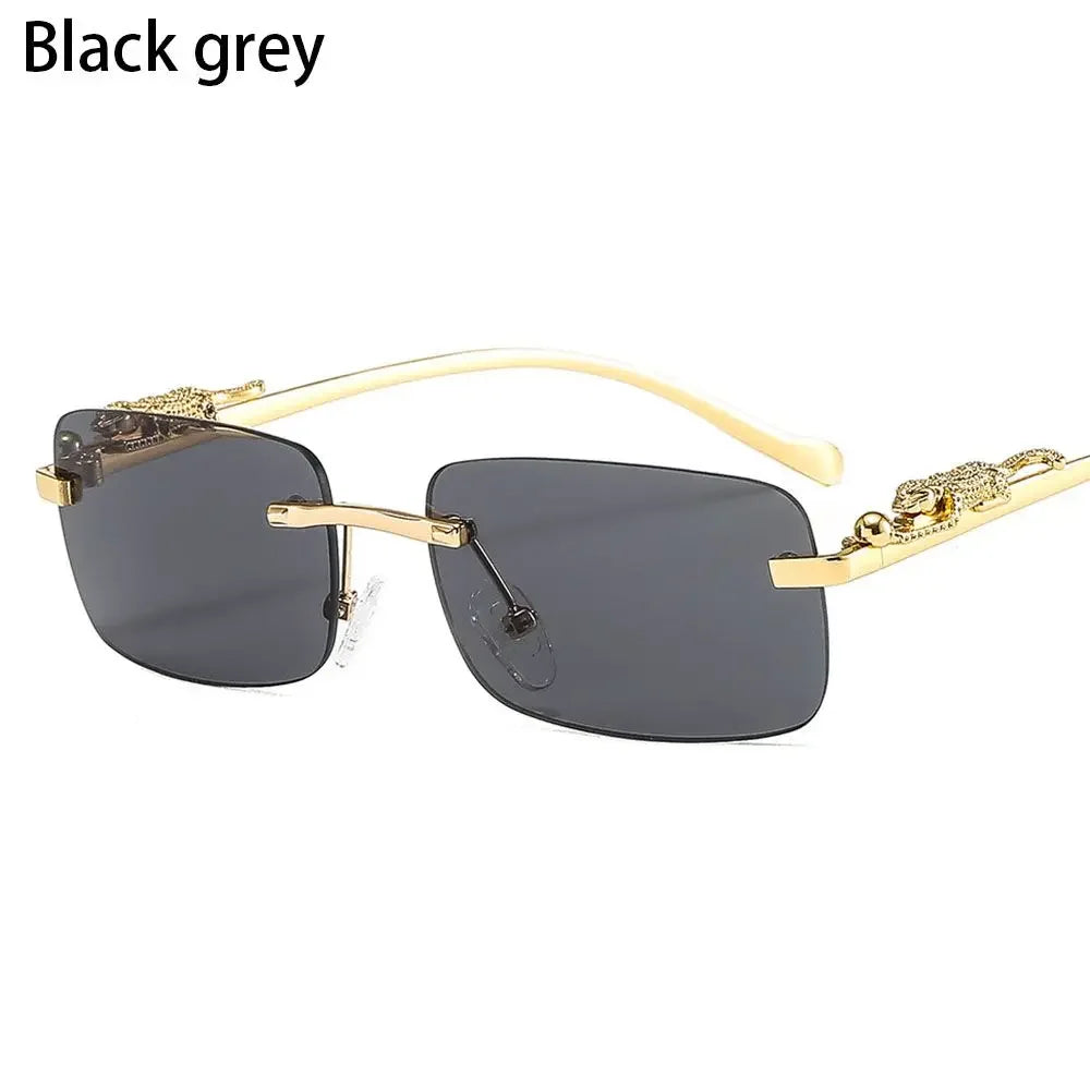 Square Rimless Sunglasses